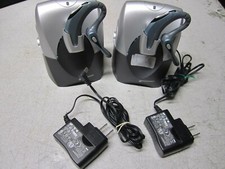 3 set Plantronics BC6-NE Wireless Office Headsets Charger, Adapter, Earphone