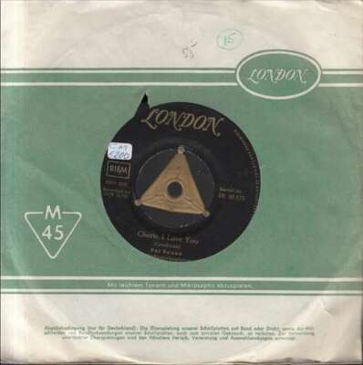 Pat Boone - Sugar Moon / Cherie, I Love You 7'' Single Vinyl Schal