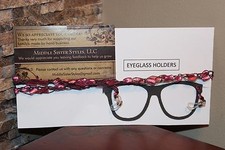 Eyeglass holder Chain Cord Crochet 13 color choices