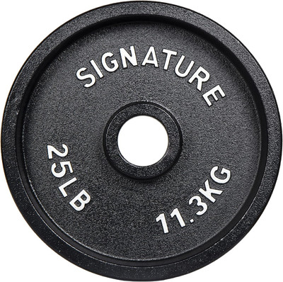 Deep Dish 2-Inch Olympic Cast Iron Weight Plates with E-Coating