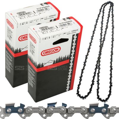 2 Stück Oregon Profi Sägekette 91PX040E AdvanceCut 3/8'' 40TG 1,3mm 25 cm Schwert