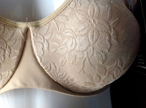 DREAMWEAR BODY FORM JACQUARD LINED MAGIC COMFORT SUPPORT U/W BRA BEIGE 38C 2612 - Picture 4 of 5