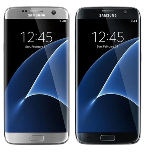 Samsung S7 Edge G935V 32GB 4G VoLTE Black / Silver (Verizon) Unlocked US Mobile