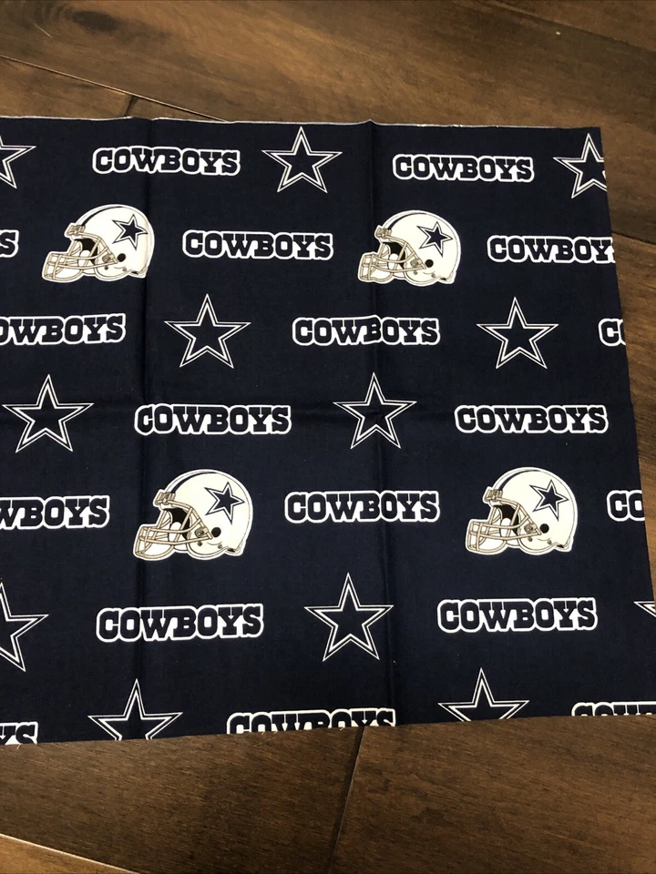 Dallas Cowboy Fabric 18”x 42” Plus Scrap - Image 3 of 4