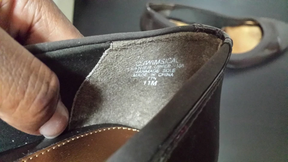 Zapatos de tacón Circa Joan & David marrón gamuza charol ~ 11M M3020 Foto 4 de 4