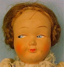 German Celluloid Doll Lady Girl Germany Provincial Folk Costume Vintage