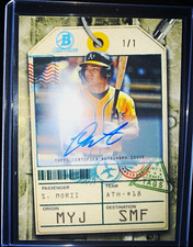 Marketplace image: 2026 Bowman Chrome Shotaro Morii TT-12 Travel Tags Auto SuperFractor 1/1