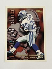1995 Topps Football #1 - Barry Sanders - Detroit Lions