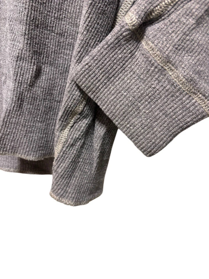 DOBLE RL RALPH LAUREN GRIS TEJIDO GOFRE HOMBRE TÉRMICO HOMBRE TALLA MEDIANA Foto 3 de 4