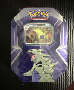 Pokémon Triple Whammy Tin Tyranitar SEALED
