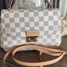 Louis Vuitton Croisette Shoulder Bag White Ca...