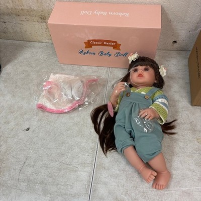 20 inch Reborn Baby Doll Lifelike Soft Silicone Body Reborn Toddler Baby Doll