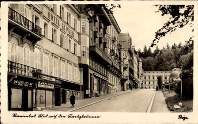 Ak Mariánské Lázně Marienbad Reg. Karlsbad, Kreuzbrunnen,... - 10972012