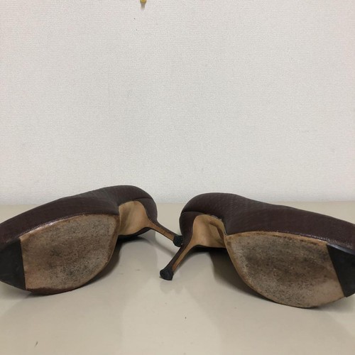 Gucci Czółenka Buty na obcasie Brązowe Prawdziwa skóra Rozmiar 35,5 US Około 5,5 Dla kobiet - Zdjęcie 15 z 24