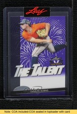 2020 Leaf Valiant Pre-Production Proof Purple Clear 1/1 Tanner Burns READ 2q0