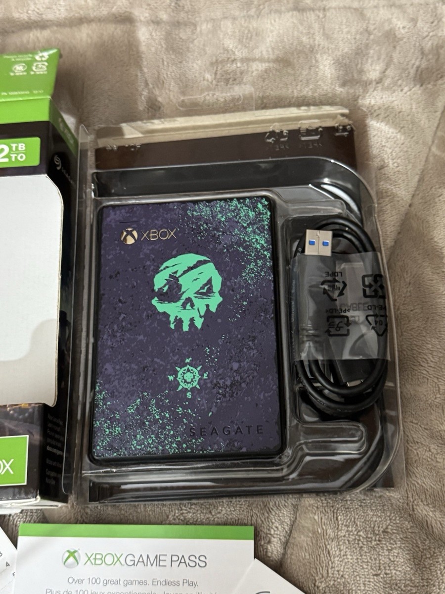 XBOX Sea of Thieves Game Drive 2TB HDD Seagate Rare Exclusive CIB
