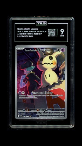 Team Rocket's Mimikyu graded TAG 9 for sale on eBay