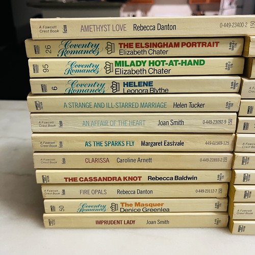 70s & 80s Regency Romance Books Fawcett Crest Vintage Paperbacks Lot Of 23 - Picture 6 of 8