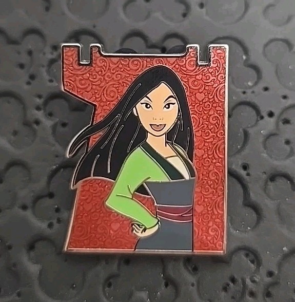2022 Disney Booster Pin Princess Castle Puzzle Piece Mulan