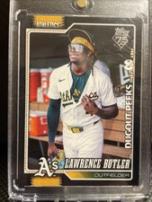 Lawrence Butler /10 2026 Topps Series 1 Celebration Dugout Peeks Black SSP #324