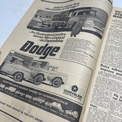 ORIGINAL Newspaper Advertisement 1966 Agriculture Ford BP Tractor Farming Motor - image 1 of 4