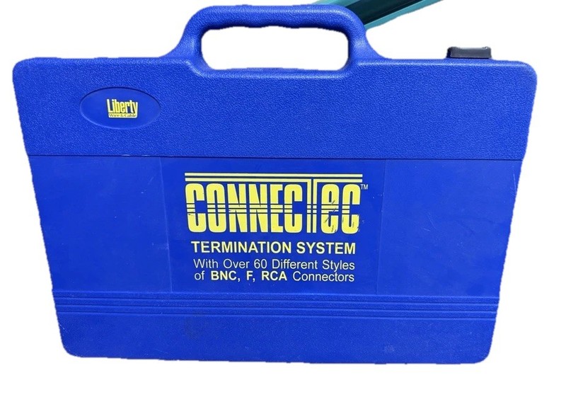 Liberty ConnecTec Termination System Kit w/ BNC F RCA, Tools & Case