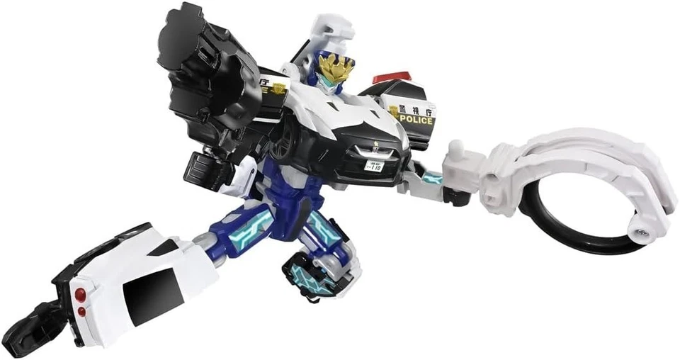 Takara Tomy Tomica Job Braver TJBDX Unite Police Braver Patrol auto e moto - Immagine 4 di 4