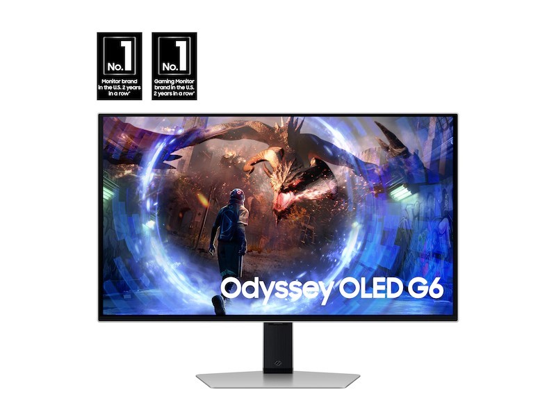 SAMSUNG 27” Odyssey QD-OLED G6 (G61SD) Gaming Monitor QHD 240Hz 0.03ms OPEN BOX