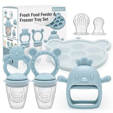 Baby Silicone Fruit Food Feeder Pacifier  Breastmilk Popsicle Freezer Molds,...