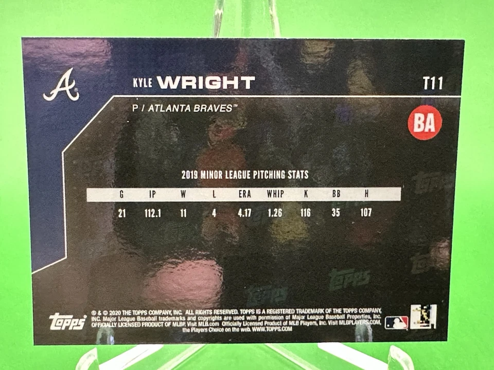 KYLE WRIGHT 2020 Topps Bowman Next #T11 - NM/MT - Image 2 of 2