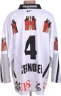 SLAVIA PRAGUE 2005 HOCKEY SHIRT SIZE XL SPENGLER CUP DAVOS SIGNED #4 CERNOSEK