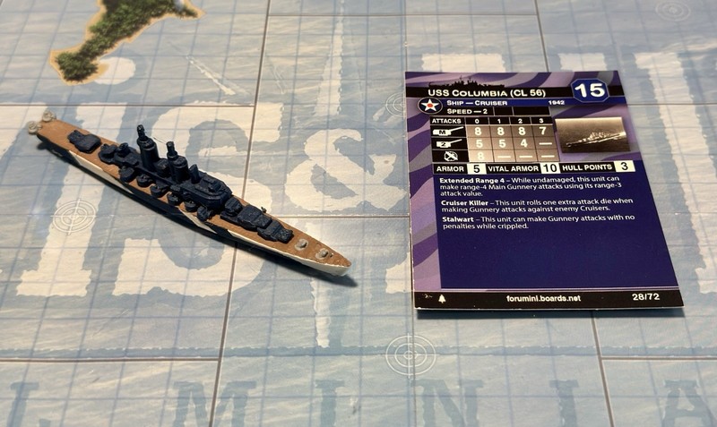 Axis & Allies - War At Sea - Forumini: USS Columbia - America Cruiser - Deck 5