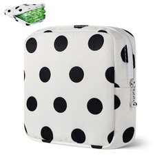Period Bag Pouch Soft Cloth Sanitary Napkin Storage Bag Portable Menstrual Pa...