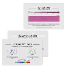  UV  UVC Test Card  UV Intensity Test Card  3-in-1 UV Test Card  UVA  U...