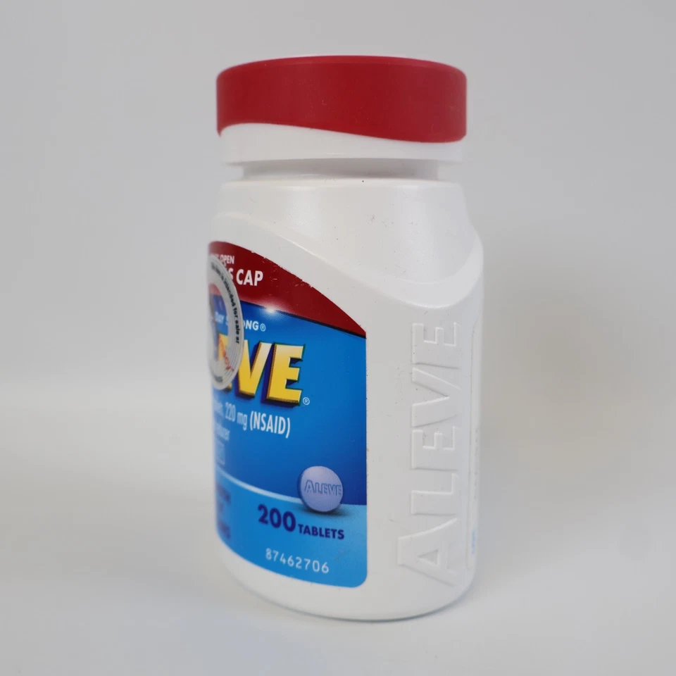 Aleve Arthritis Cap Todo el Día Fuerte 220 mg Alivio del Dolor/Fiebre 200 Ct EXP 02/2026 Foto 2 de 4