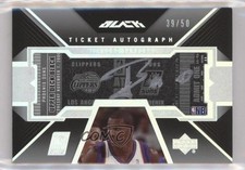 2006-07 Upper Deck UD Black Ticket Auto 39/50 Leandro Barbosa #AT-LB Auto 3j1
