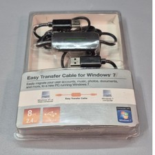 Belkin Easy Transfer Cable for Windows 7 USB 2.0 8ft Migrates XP Vista F5U279