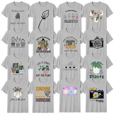 Blumen Pflanzen Basteln T-Shirt Zimmerpflanzen Geburtstag Geschenk
