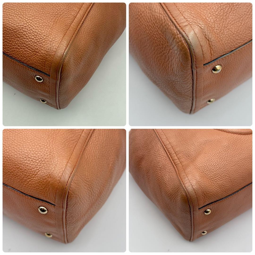 GUCCI Soho Leather Tote Bag Japan Limited Fringe Gold Hardware A4 Size thumbnail 7