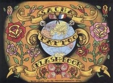 Sacha Tattoo Flashbook Hardcover Book
