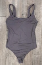 Auden Luxury Collection Women's Purple-Gray One Piece BodySuit Medium