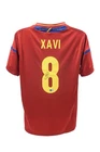 Xavi Hernandez Signed Spain FC Home Soccer Jersey #8 with Beckett COA