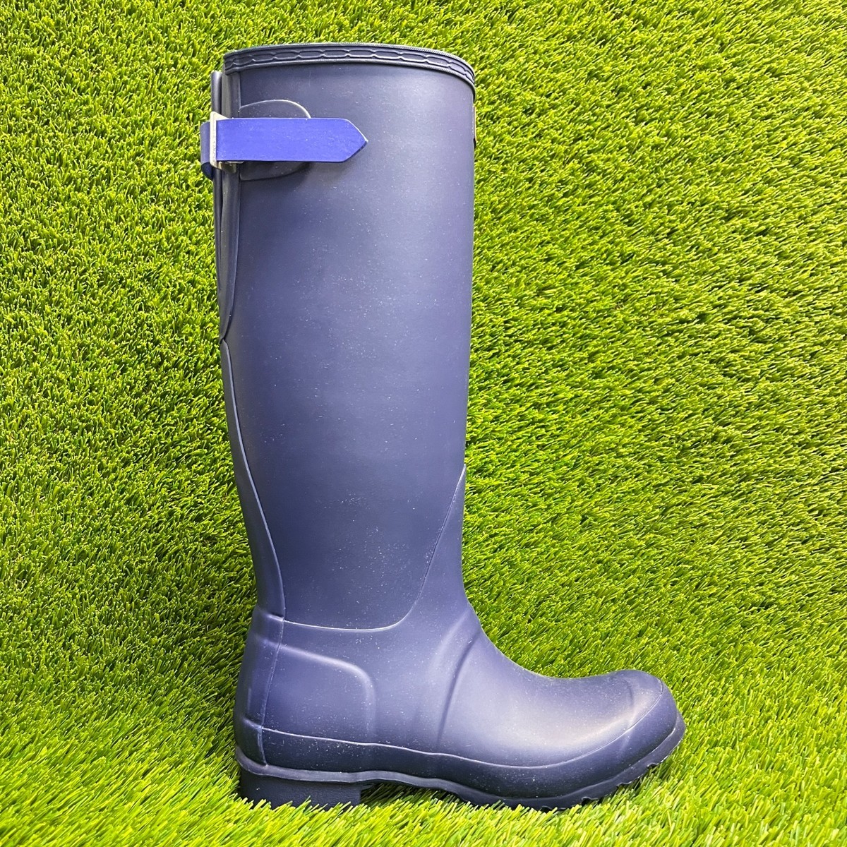 Hunter Original Tall Womens Size 6 Navy Blue Outdoor Waterproof