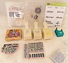 Lot Craft Paper Punches Scrapbook Card Making Martha Stewart Stampin Up Cling