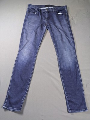 Genetic Denim Low Rise Jeans Women's 31 Blue Shya Skinny Vista Wash Made USA Y2K