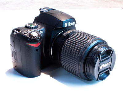 Nikon D40 Black 55-200mm 1:4-5.6G  Digital Camera