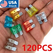 Car Automotive Medium Standard Fuses Assortment APM Kit Auto Blade Fuse 120PCS