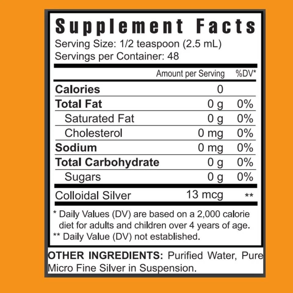 Youngevity Ultimate prata coloidal 5ppm gotas de suporte imunológico, 4 fl oz - Imagem 2 de 2