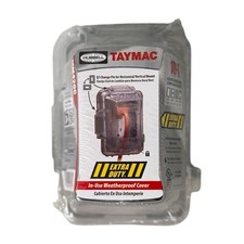 Hubbell TayMac Extra Duty In-Use Weatherproof Outlet Cover Clear 1-Gang MN420C