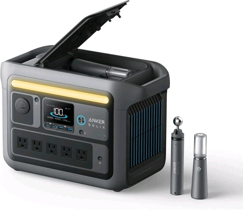 Anker SOLIX C800 Plus Tragbare Powerstation 768Wh 1200W Outdoor Solar Generator